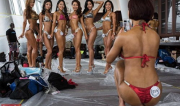 韩国女子健美比赛视频,肌肉线条与力量之美